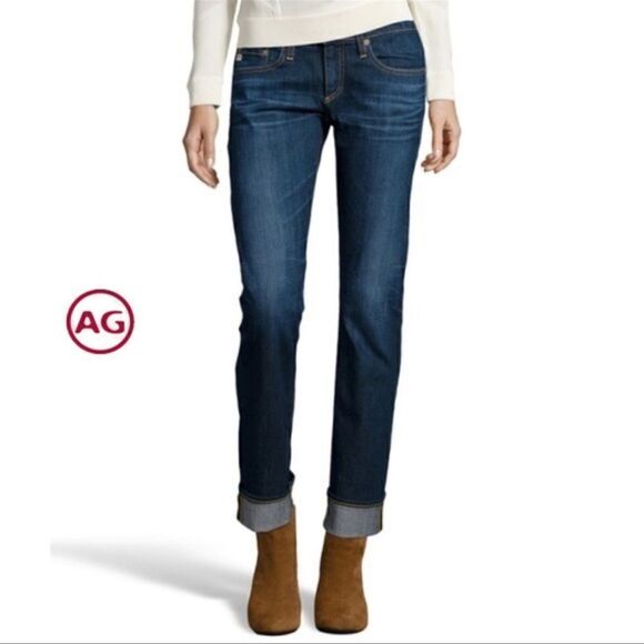 AG Adriano Goldschmied Tomboy Boyfriend Fit Jeans - Picture 1 of 14